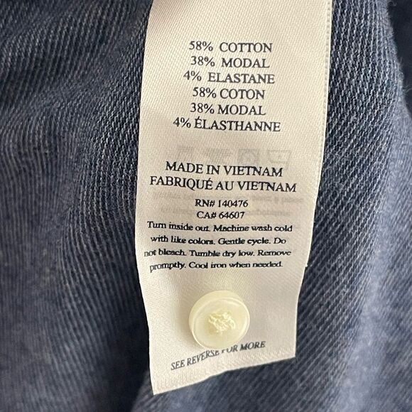 Faherty Classic Navy Polo Shirt - Picture 4 of 6